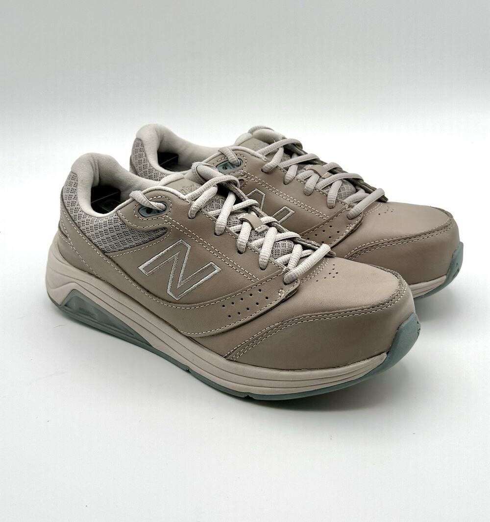 New Balance 928 v3 Women's Walking Shoes Sz 7.5 D (wide) Beige Leather WW928GR3